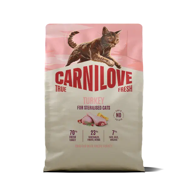 Carnilove NEW True Fresh Turkey Cat Food 400g Origin Pets Longton