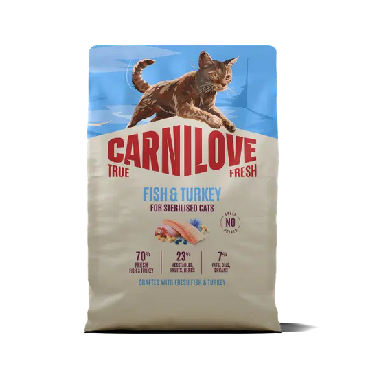 Carnilove NEW Fish And Turkey Cat Food 400g Carnilove