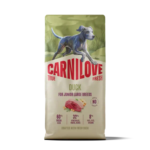 Carnilove NEW True Fresh Duck Puppy 4kg Dog Food Origin Pets Longton