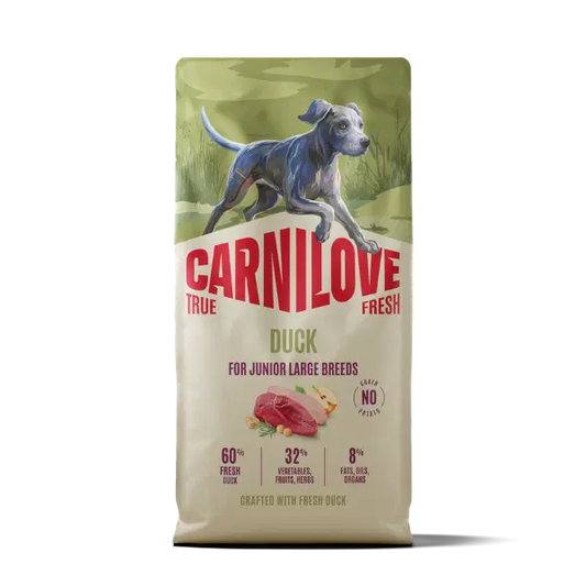 Carnilove NEW True Fresh Duck Grain Free Dog Food - Puppy 4kg Carnilove