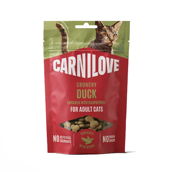 Carnilove NEW Duck With Rasberries Cat Treats Origin Pets Longton