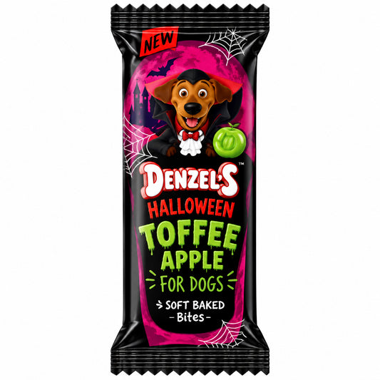 Denzels Halloween Toffee Apple Soft Treats For Dogs 75g