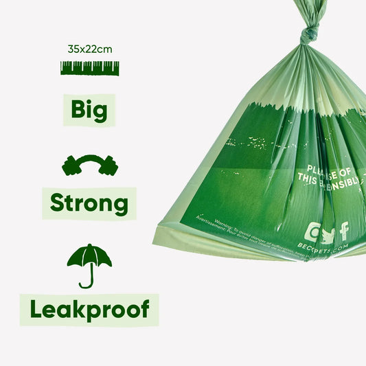 Beco Mint Scented Poop Bags With Handles 120 Bags