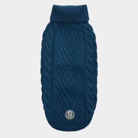 GF Pet Chalet Sweater Dark Teal XS
