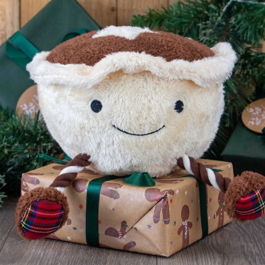 Ancol Mikey Mince Pie Christmas Dog Toy