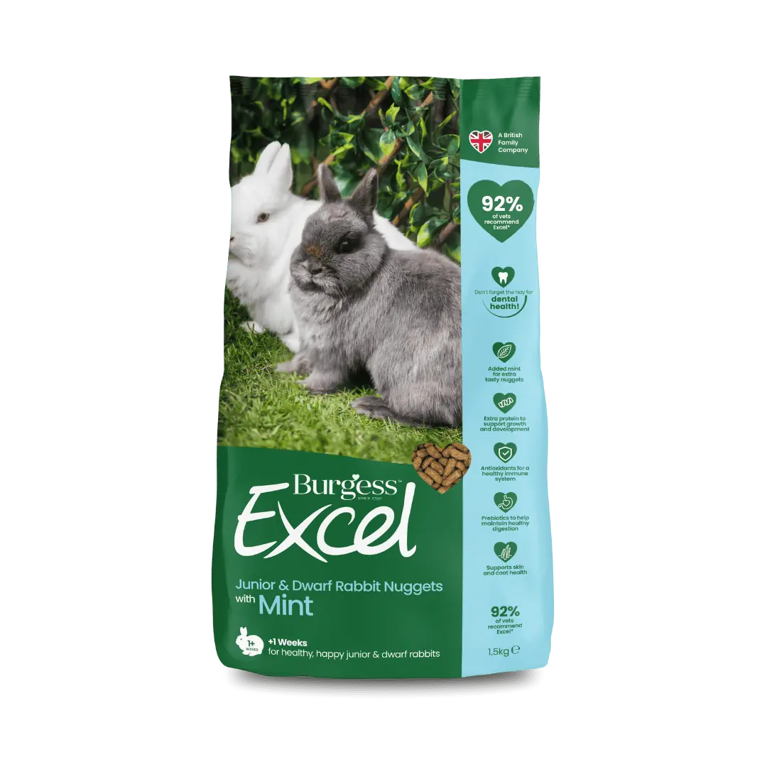 Burgess Excel Rabbit Food Junior Mint 3kg