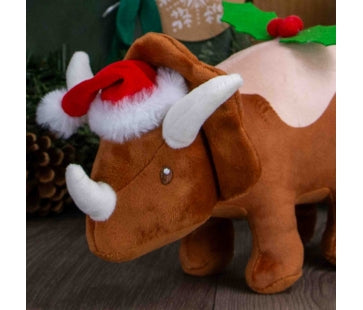 Ancol Dex The Dimo Christmas Pud Christmas Dog Toy