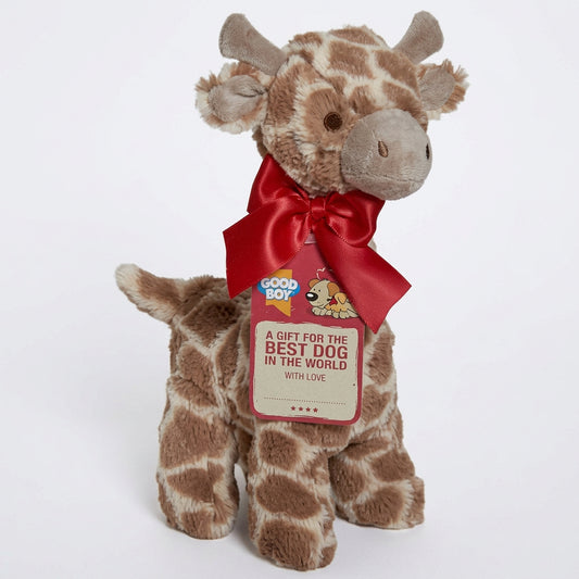Good Boy Christmas Gift Giraffe Soft Dog Toy