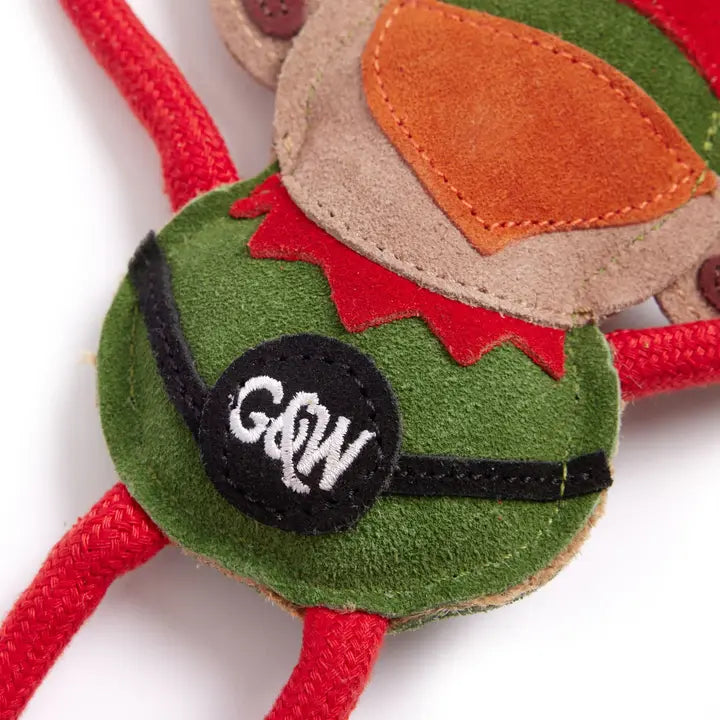 Green And Wilds Elvis The Elf Christmas Dog Toy