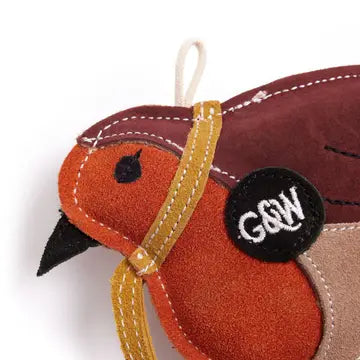 Green And Wilds Russell The Robin Christmas Dog Toy