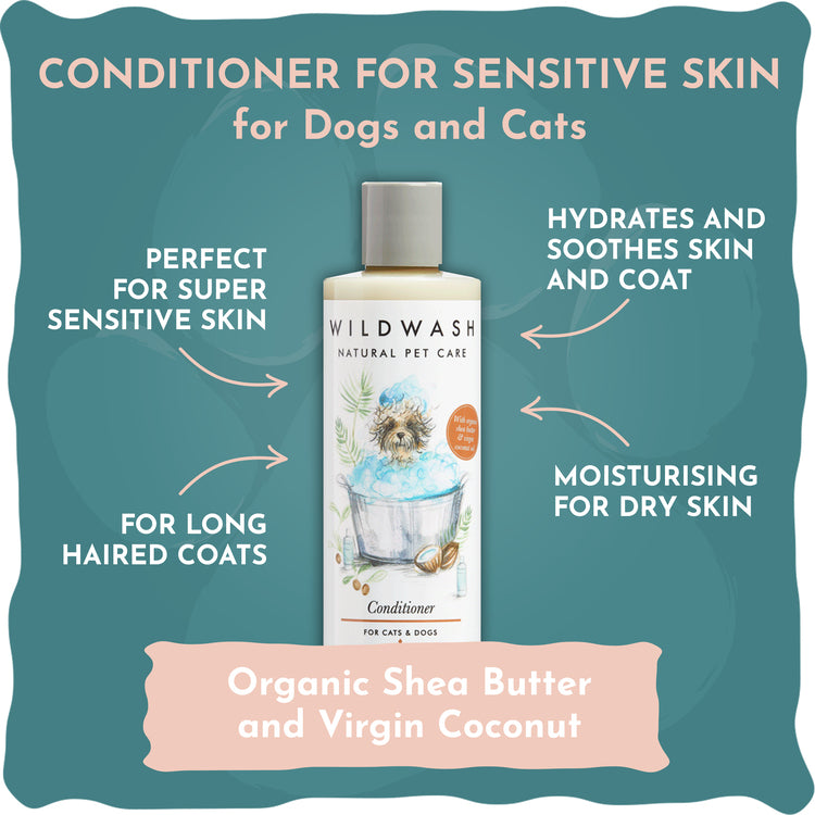 WildWash Super Sensitive Conditioner shea butter and coconut oil
