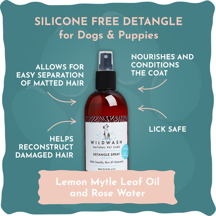 WildWash Detangle Spray for matted coats