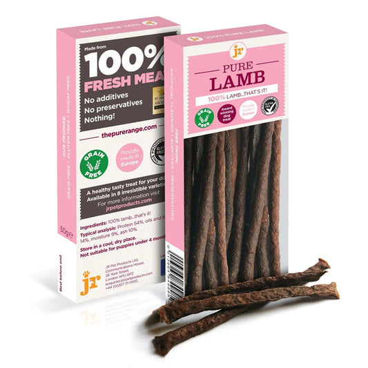 Jr Pets Pure Meat Sticks Lamb Dog Treat JR Pets