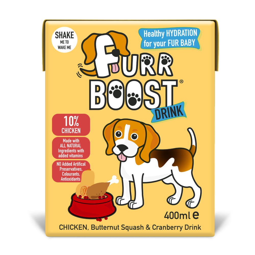 Furr Boost Nutritional Dog Drink with Pork, Salmon, Vegan, Chicken, and Beef Recipes