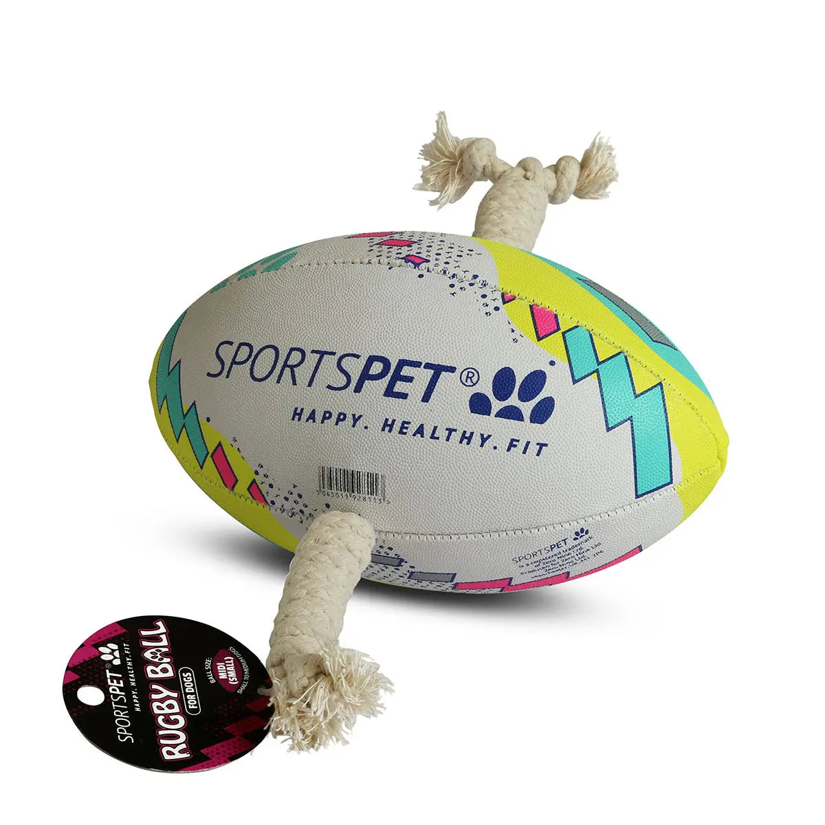 Sports Pet Rugby Ball Dog Toy (midi/small) Sportspet