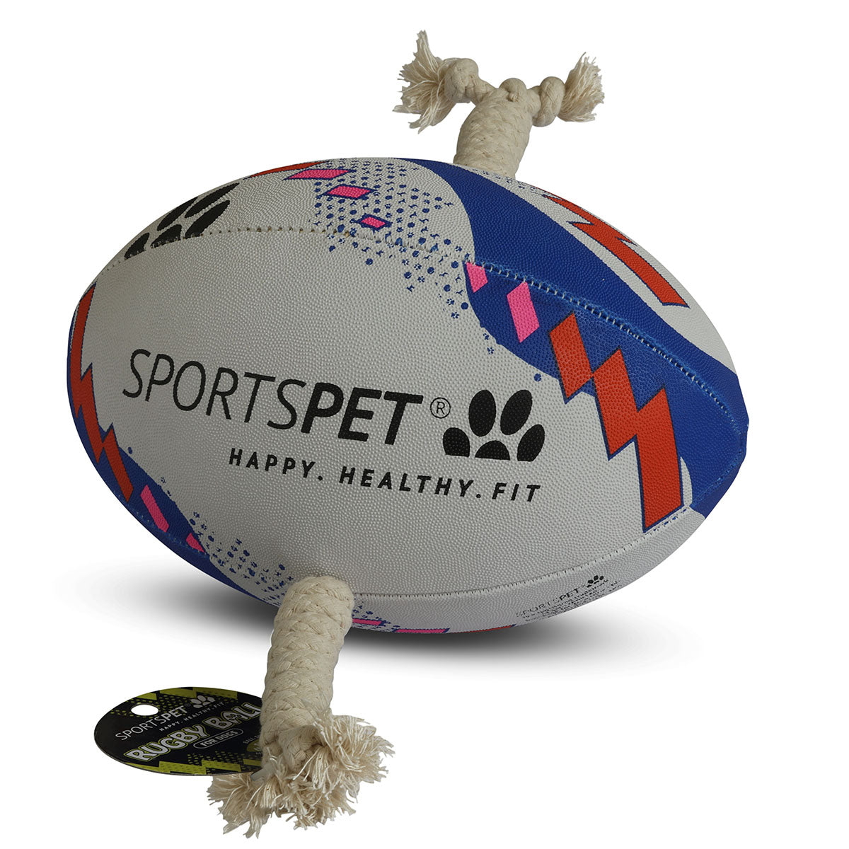 SPORTSPET Rugby Ball Dog Toy