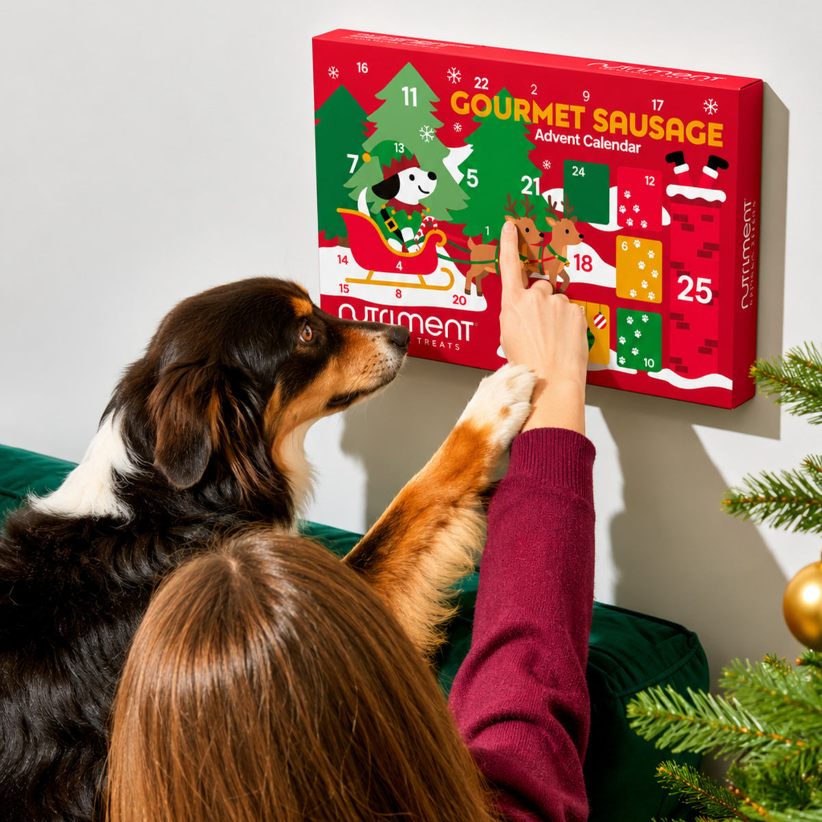 Nutriment Gourmet Sausage Advent Calendar, lifestyle
