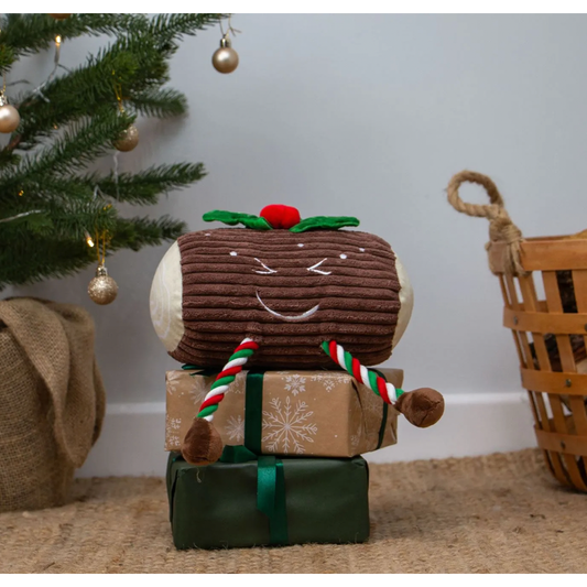 Ancol Ann Yule Log Christmas Dog Toy