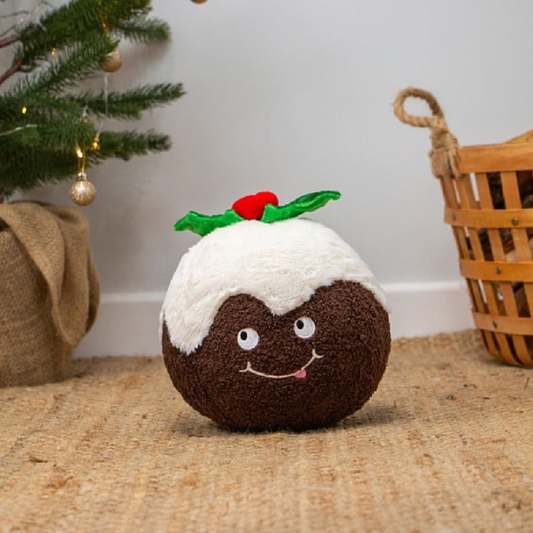Ancol Colin Christmas Pudding Dog Toy