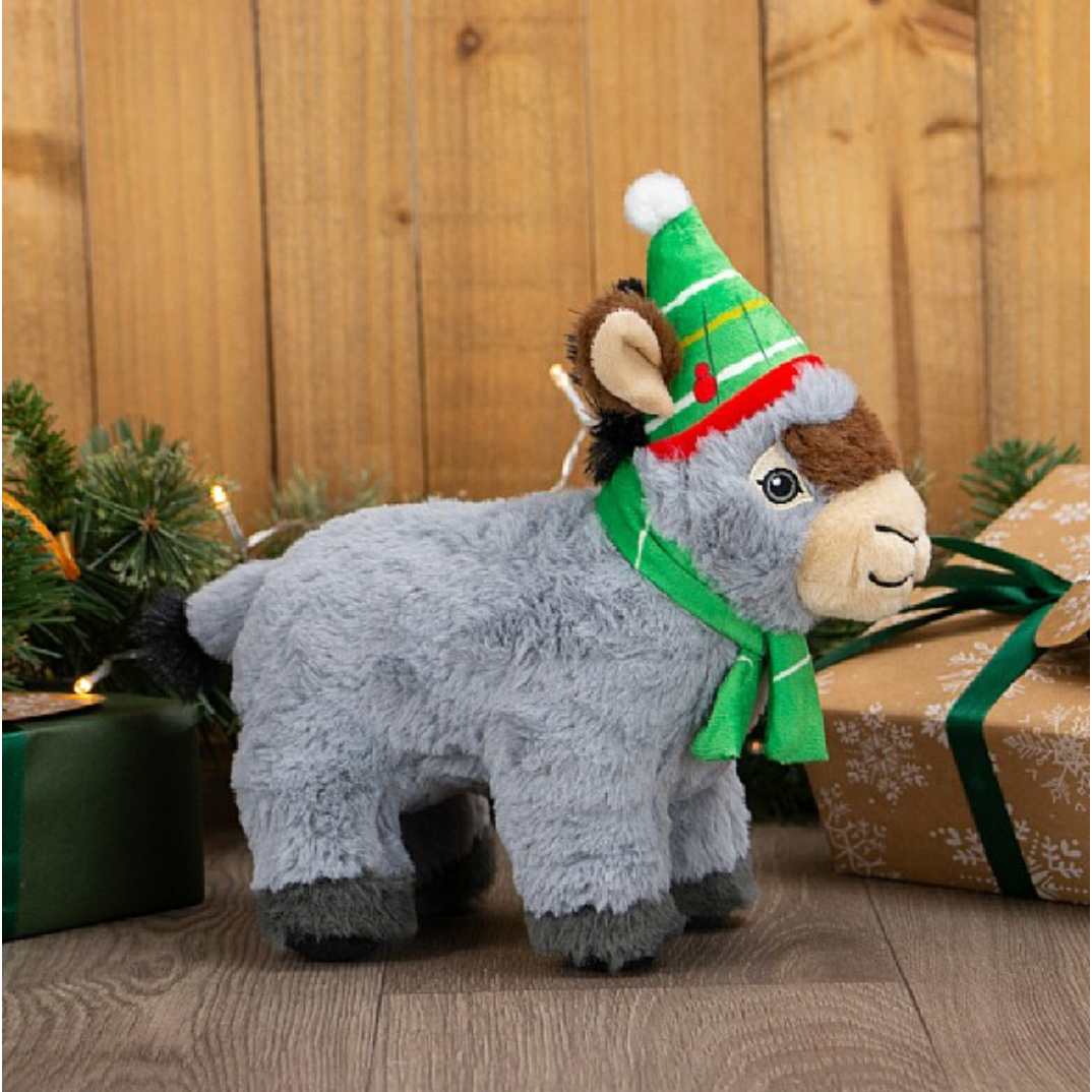 Ancol Dominic the Donkey Christmas Dog Toy