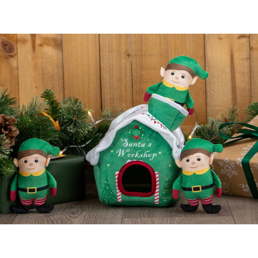 Ancol Santa's Workshop With Elves Christmas Toy