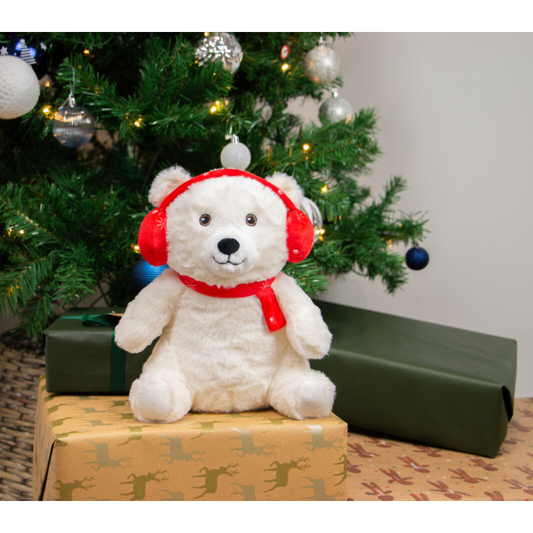 Ancol Olwen Christmas Bear Dog Toy