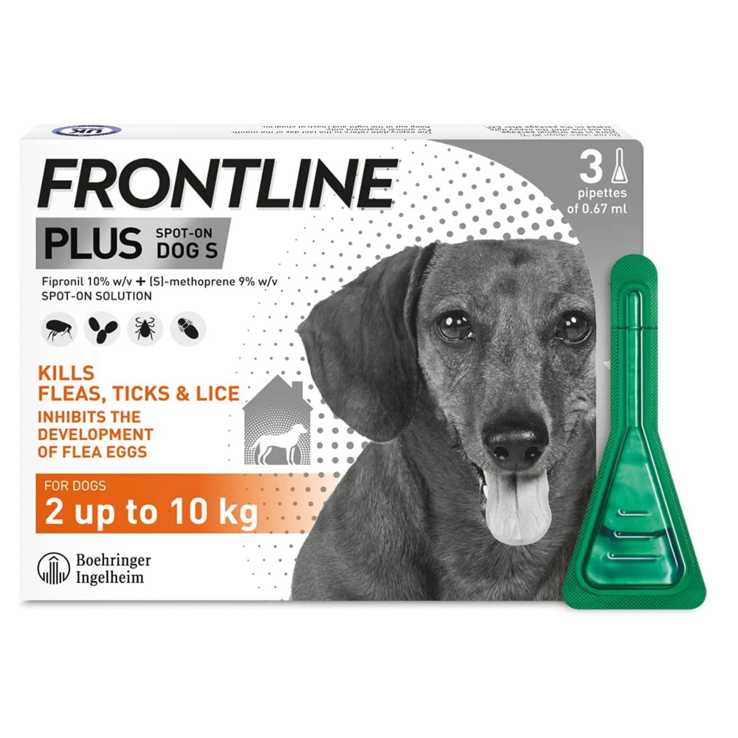 Frontline Plus Spot On S x3 2-10KG