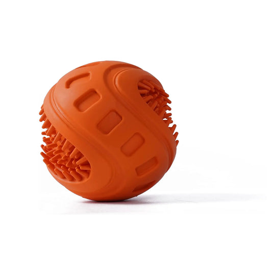 Duratoy Giggle Ball Dog Chew Toy Orange Duratoy