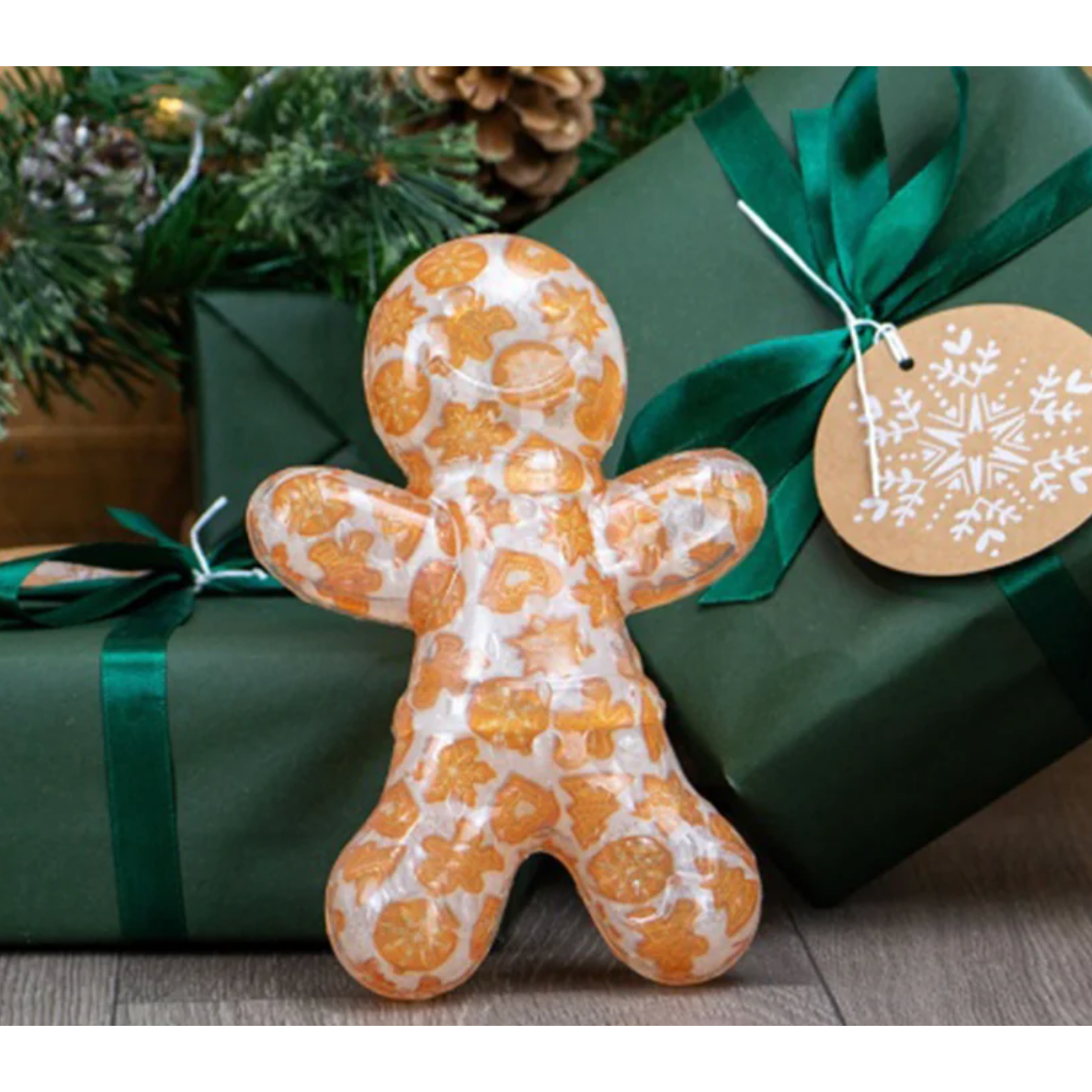 Ancol Squeaky Gingerbread Dog Toy