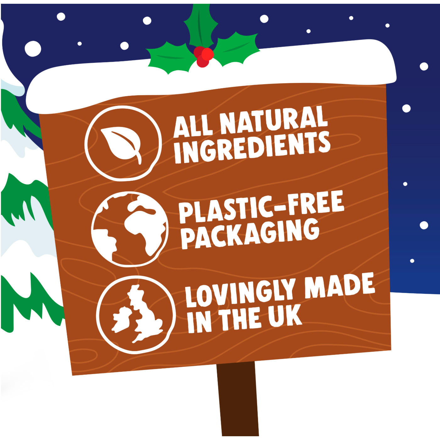 Denzel's Christmas Gingerbread House - Dog Treat