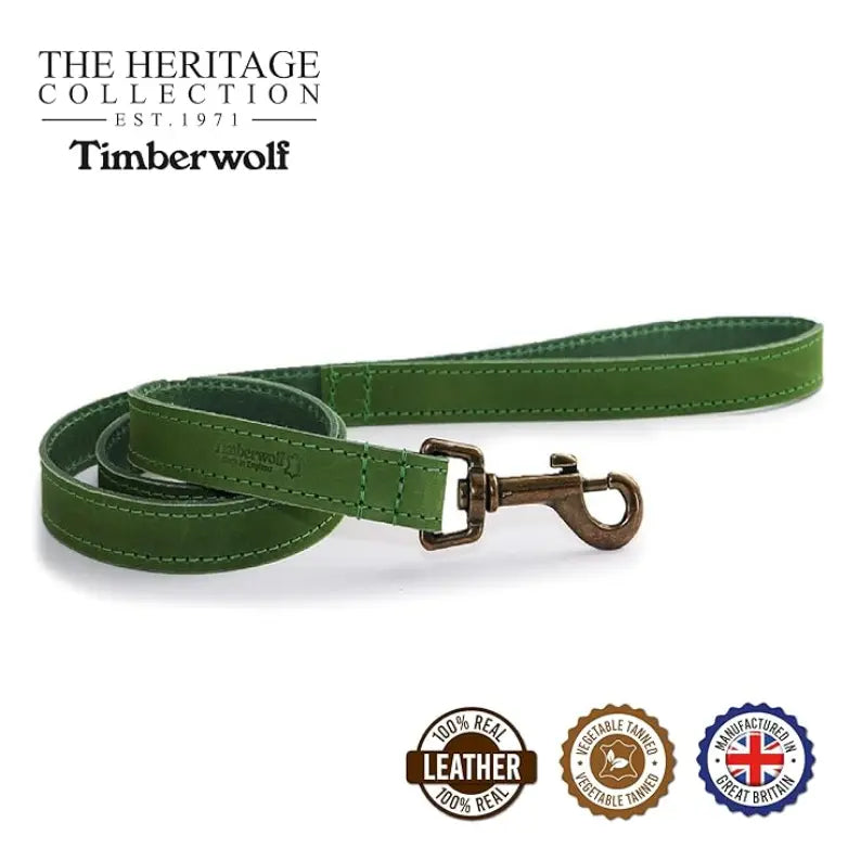 Timberwolf Leather Lead Green 1mx19mm Timberwolf