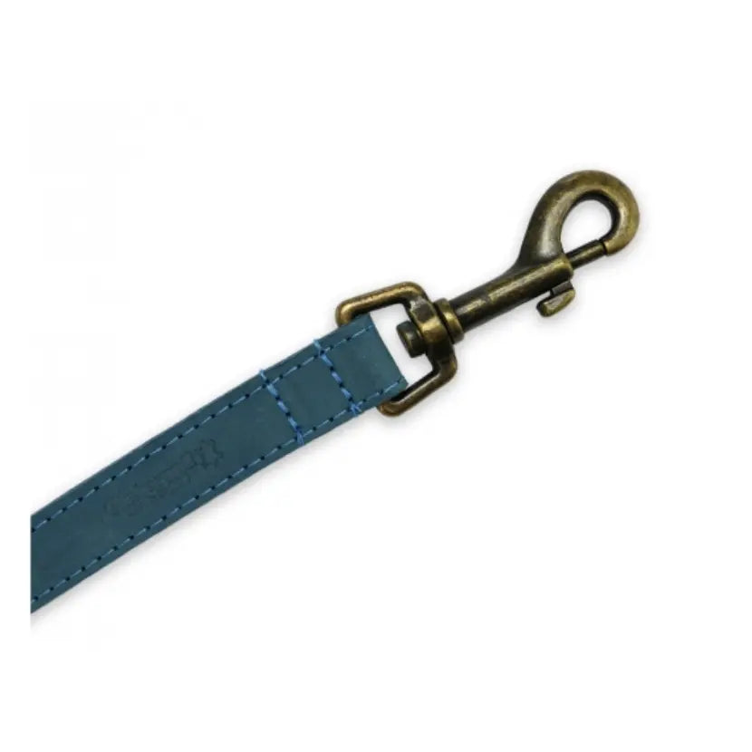Timberwolf Leather Lead Blue 60cmx19mm Timberwolf