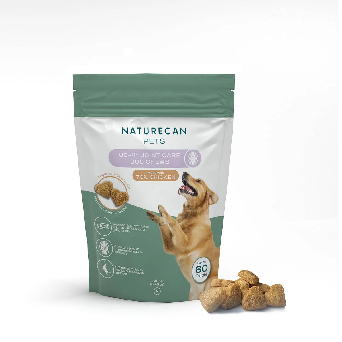 Naturecan UC-11 Joint Care Dog Chews 60 Chews Naturecan