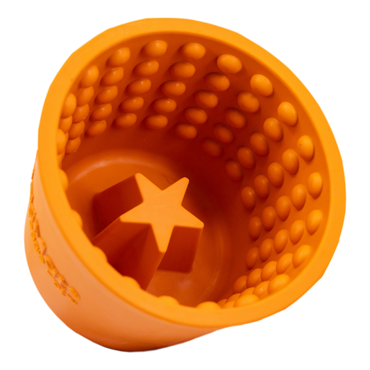 LickiMat Yoggi Pot Orange