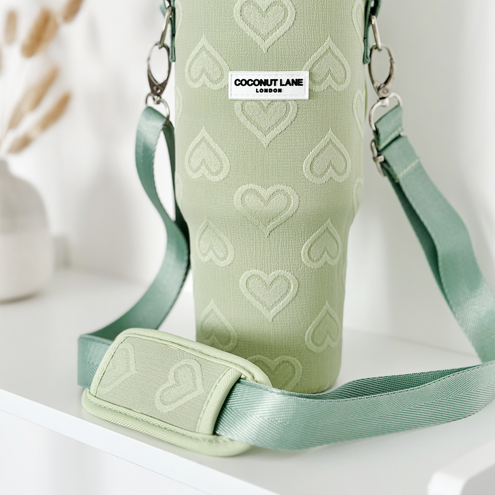 Sage Heart Tumbler Carry Case by Coconut Lane