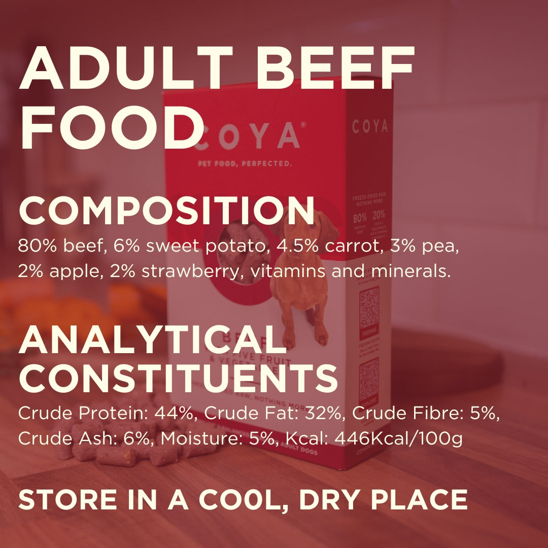 Coya Adult Dog Food - Beef 150g