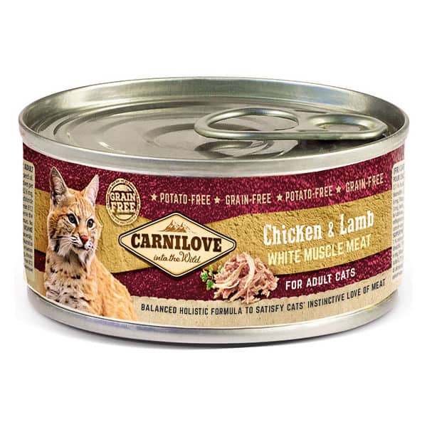 Carnilove Chicken and Lamb cat wet food 100g