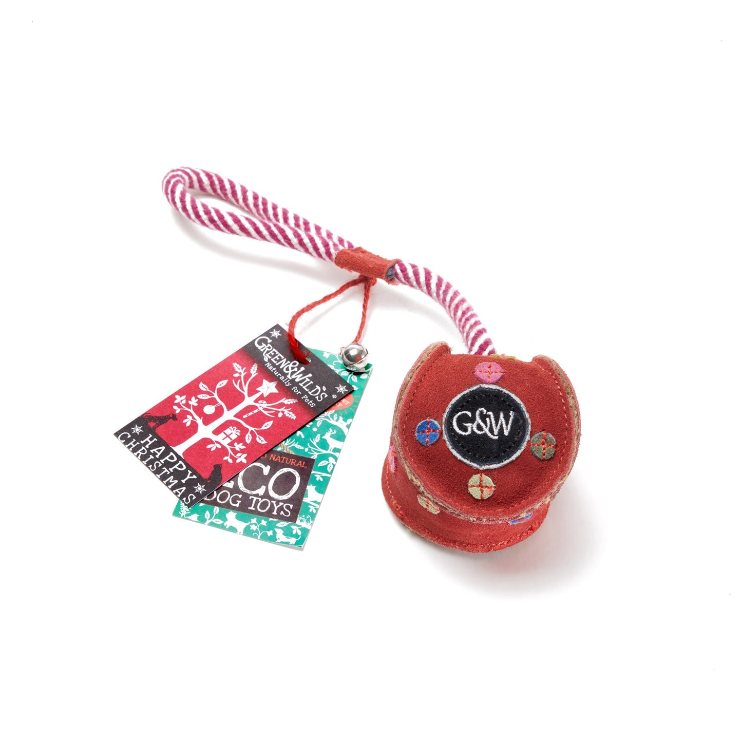 Green & Wild's Monsieur Bauble Christmas Dog Toy
