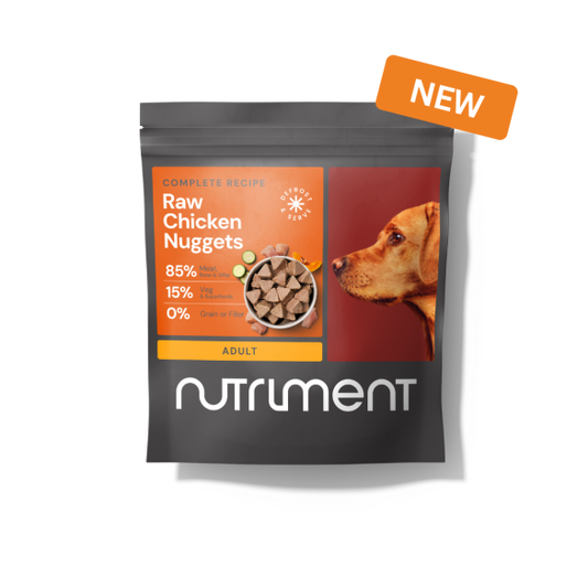 Nutriment Raw Chicken Nuggets Dog Food - 1kg