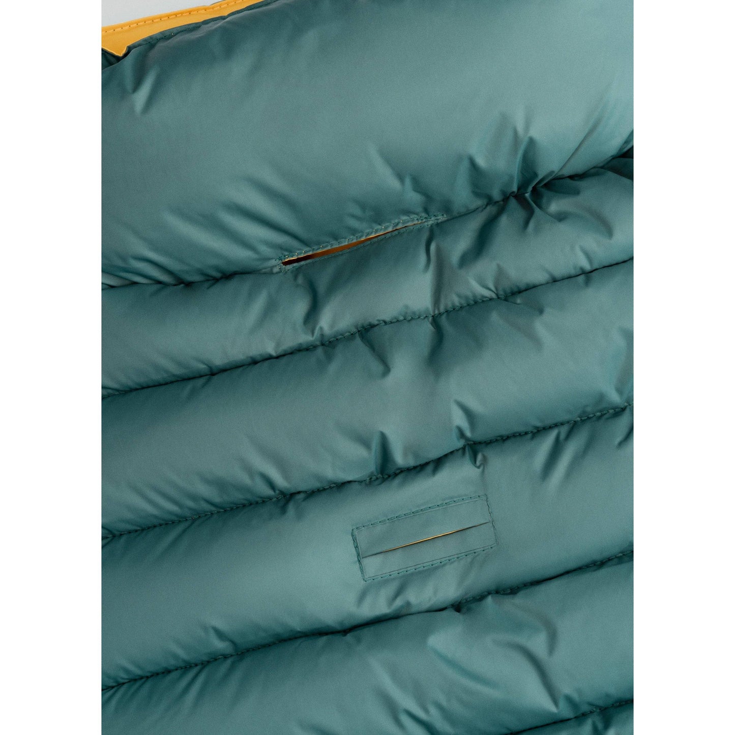 Hackett x Hugo Hudson Dog Puffer Jacket, Forest Green & Gold