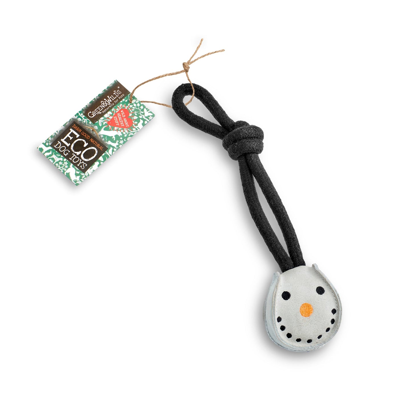 Green & Wild's Sven the Snowball, Eco Dog Toy