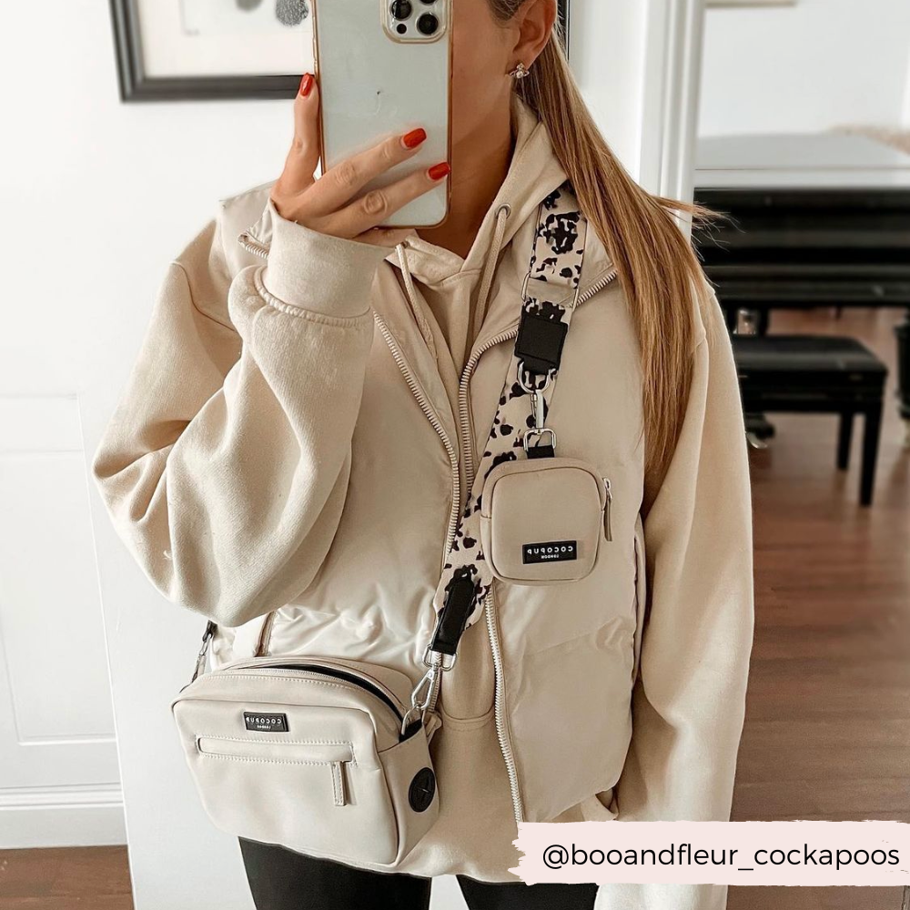 CocoPup London Bag Strap - Ivory Tort