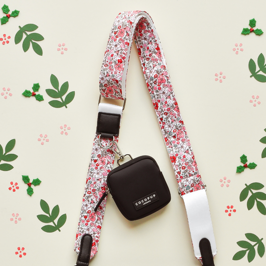 Bag Strap - Quilted Cute Flowers
