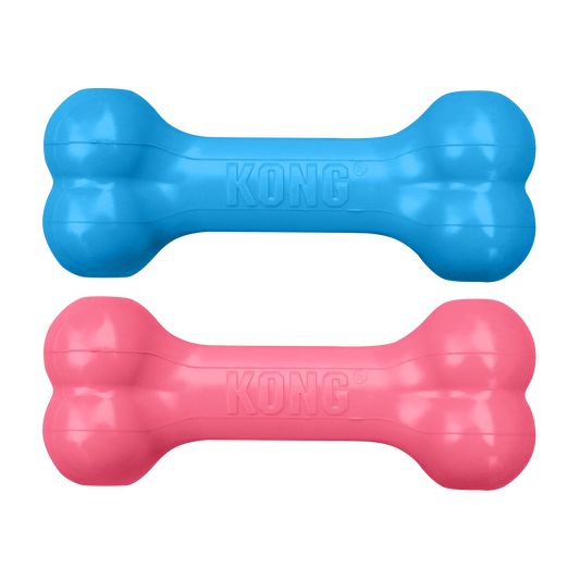 Kong Puppy Goodie Bone Dog Toy - Small - Pink