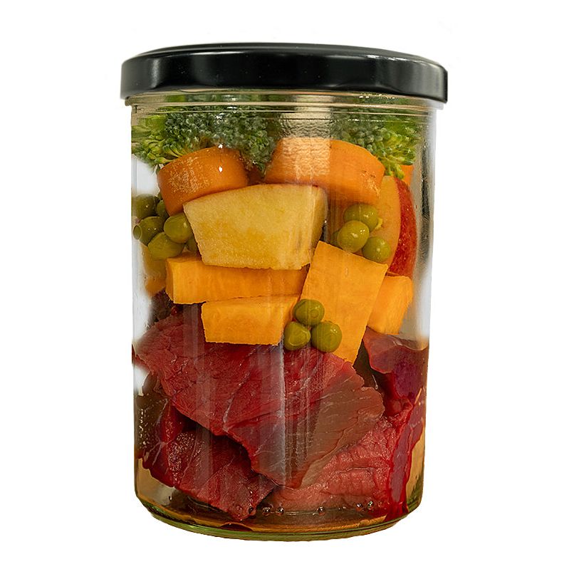 Fidelis cooked fresh beef with sweet potato, apple and broccoli - 400g