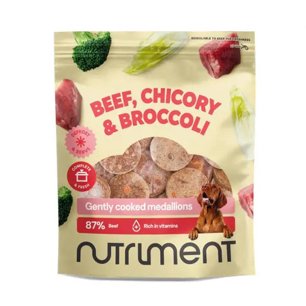 Nutriment Beef Chicory & Broccoli Gently Cooked Medallion Nutriment
