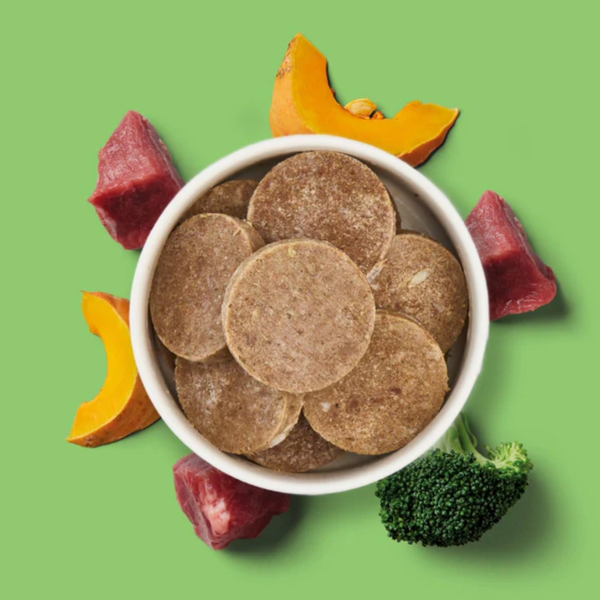 Nutriment Lamb Fresh Raw Dog Food Medallions - with Pumpkin & Broccoli - 800g