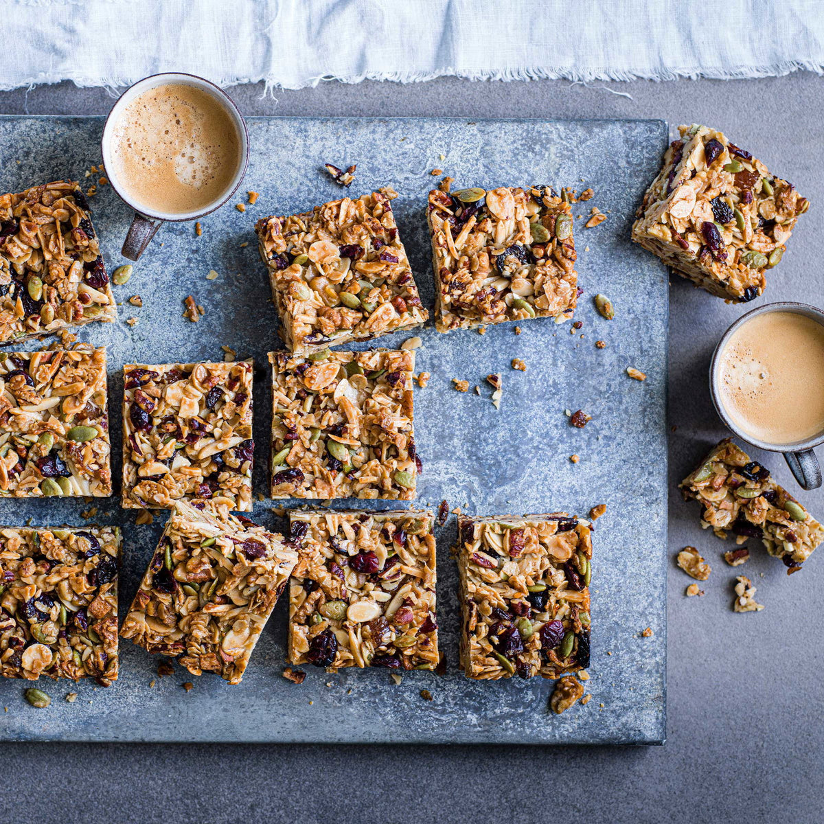Granola tray bake