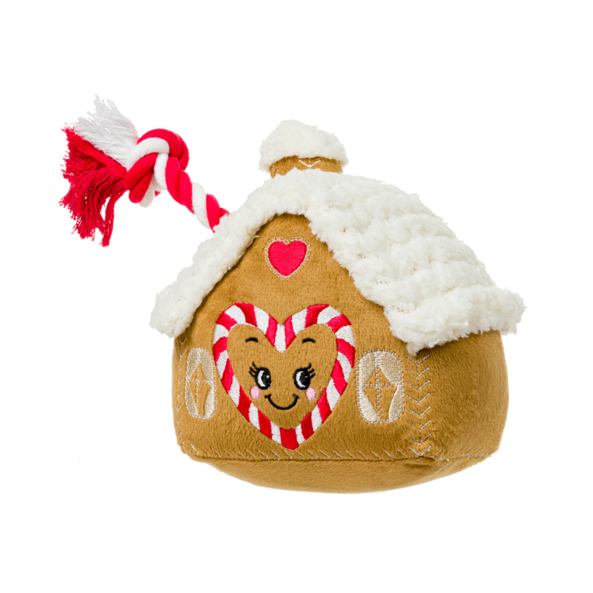 House Of Paws Gingerbread House Dog Rope Toy