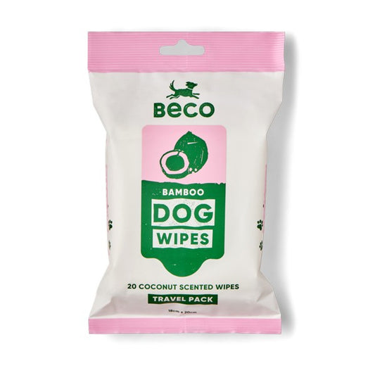 Beco Bamboodles Travel Wipes Coconut Scented
